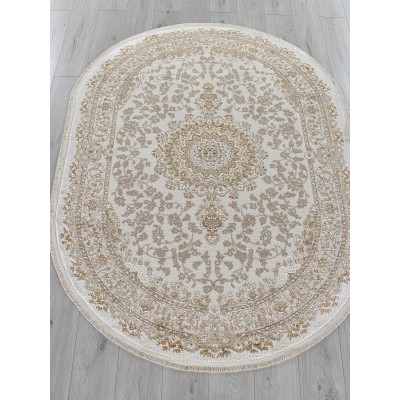 Ковер 27239A - CREAM / GOLD - Овал - коллекция MOSSO