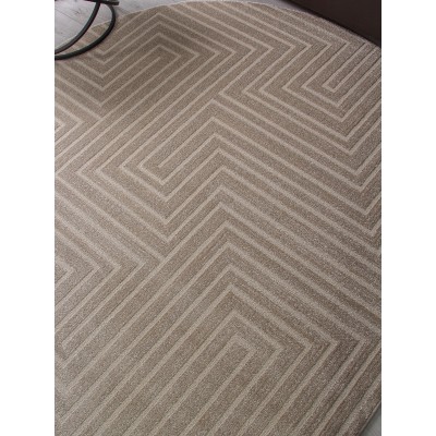 Ковер F412 - LIGHT BEIGE - Овал - коллекция DIOS