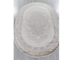 Ковер GL037E - BROWN / BROWN - Овал - коллекция NENSI