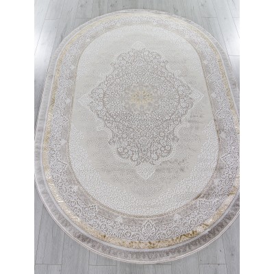 Ковер GL037E - BROWN / BROWN - Овал - коллекция NENSI