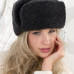 Сибирская шапка SIBERIAN WOOL, черная