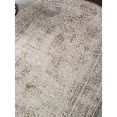 Ковер 35905Z - CREAM / CREAM - Овал - коллекция JASMINE