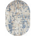 Ковер O1699 - 630 CREAM / BLUE - Овал - коллекция ANTEP