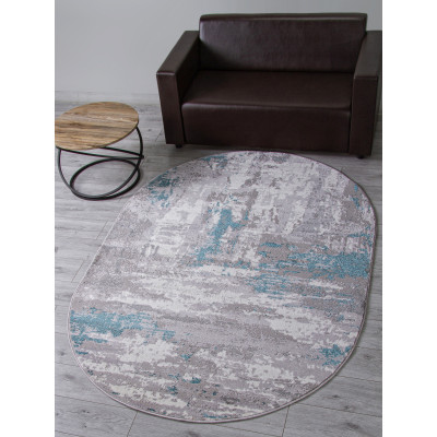 Ковер F279 - GRAY - Овал - коллекция PALERMO