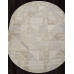 Ковер F416AD - BEIGE / L.BROWN - Овал - коллекция AFINA