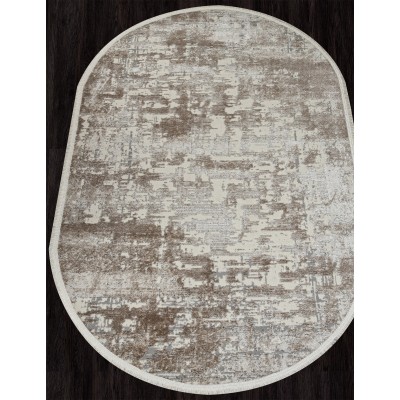 Ковер 26941A - GRY / D.BEIGE - Овал - коллекция MARMARIS