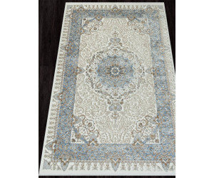 Ковер 06066A - L.BLUE FDY / CREAM HB - Прямоугольник - коллекция SAHARA