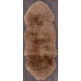 Ковер Sheepskin 55x145 - рыжевато-коричневый - Прямоугольник - коллекция Овчина Sheepskin