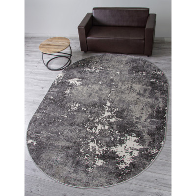 Ковер D996 - LIGHT GRAY - Овал - коллекция ATLANTIS