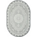 Ковер GL038G - GREY / GREY - Овал - коллекция NENSI