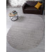 Ковер F412 - LIGHT GRAY - Овал - коллекция DIOS
