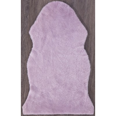 Ковер Sheepskin 50x90 - сиреневый - Прямоугольник - коллекция Мутон Sheepskin