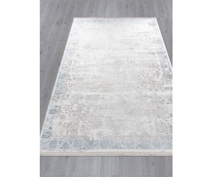 Ковер L252A - CREAM SHRINK / BLUE FDY - Прямоугольник - коллекция EFSAN