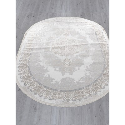 Ковер L270A - CREAM SHRINK / VIZON FDY - Овал - коллекция EFSAN