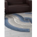 Ковер 00836T - GREY / BLUE - Круг - коллекция SAFIR