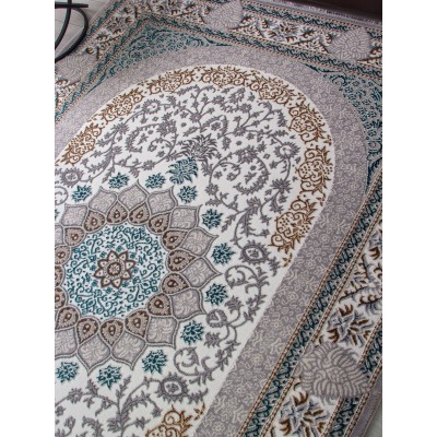 Ковер F638 - GREEN-BLUE - Прямоугольник - коллекция HALIF