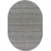 Ковер S157 - DARK GRAY - Овал - коллекция KAIR