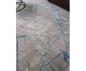 Ковер F478 - GRAY-BLUE - Дорожка - коллекция LIMAN