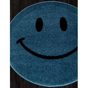 Ковер NC19 - BLUE - Круг - коллекция SMILE