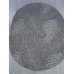 Ковер S132 - DARK GRAY - Овал - коллекция KAIR