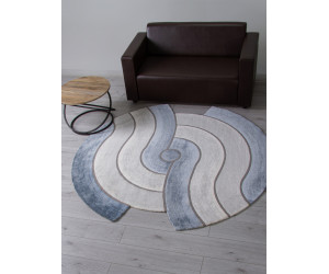 Ковер 00836T - GREY / BLUE - Круг - коллекция SAFIR