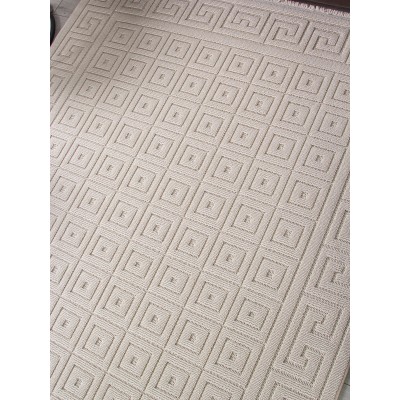 Ковер L0009A - BEIGE / BEIGE - Прямоугольник - коллекция LOOPY