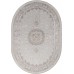 Ковер M107A - CREAM / CREAM - Овал - коллекция ZARINA