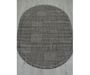 Ковер S148 - DARK GRAY - Овал - коллекция KAIR