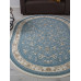 Ковер M101B - BLUE SHIRINK / BLUE SHIRINK - Овал - коллекция ZARINA