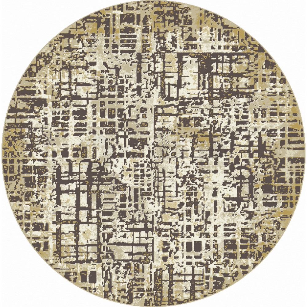 Ковер D730 - BEIGE - Круг - коллекция SERENITY Ковер D730 - BEIGE - Круг - коллекция SERENITY