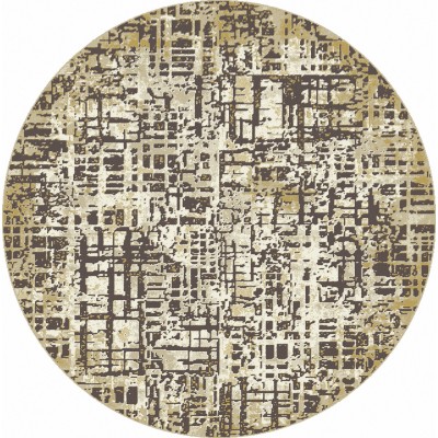 Ковер D730 - BEIGE - Круг - коллекция SERENITY