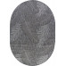 Ковер S132 - DARK GRAY - Овал - коллекция KAIR