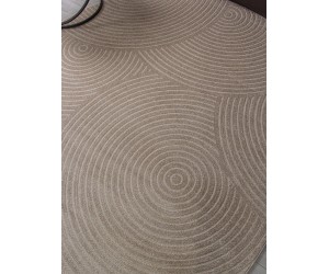 Ковер F410 - LIGHT BEIGE - Овал - коллекция DIOS