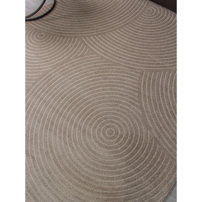 Ковер F410 - LIGHT BEIGE - Овал - коллекция DIOS