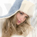 Сибирская шапка SIBERIAN WOOL, голубая