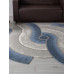 Ковер 00836T - GREY / BLUE - Круг - коллекция SAFIR