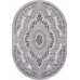 Ковер F290 - DARK GRAY - Овал - коллекция PALERMO