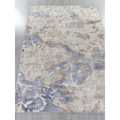 Ковер O1119 - 730 BEIGE / BLUE - Прямоугольник - коллекция SAMIRA