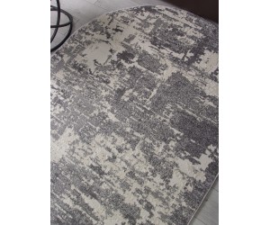 Ковер F231 - GRAY - Овал - коллекция NATUREL