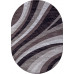 Ковер D234 - GRAY-PURPLE - Овал - коллекция SILVER