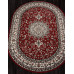Ковер D411 - RED - Овал - коллекция GAVANA