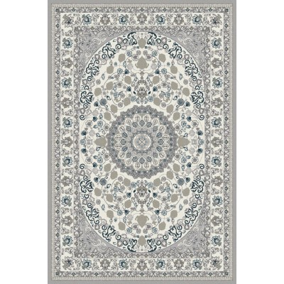 Ковер F611 - GRAY-BLUE - Прямоугольник - коллекция HALIF