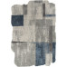 Ковер 00838T - GREY / BLUE - Прямоугольник - коллекция SAFIR