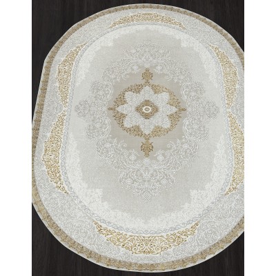 Ковер GL074E - BROWN / BROWN - Овал - коллекция NENSI