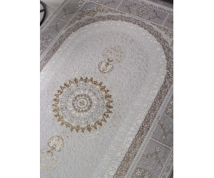 Ковер A053B - LIGHT GREY SHRINK / LIGHT GREY SHRINK - Прямоугольник - коллекция ZARINA