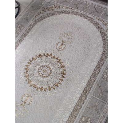 Ковер A053B - LIGHT GREY SHRINK / LIGHT GREY SHRINK - Прямоугольник - коллекция ZARINA