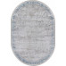 Ковер L252A - CREAM SHRINK / BLUE FDY - Овал - коллекция EFSAN