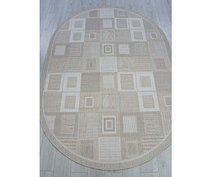 Ковер S138 - BEIGE - Овал - коллекция KAIR