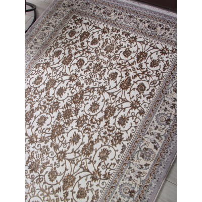 Ковер F608 - GRAY-GREEN - Прямоугольник - коллекция HALIF