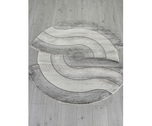 Ковер 00836G - GREY / GREY - Круг - коллекция SAFIR